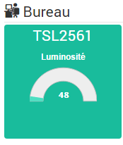 TSL2561 Jeedom