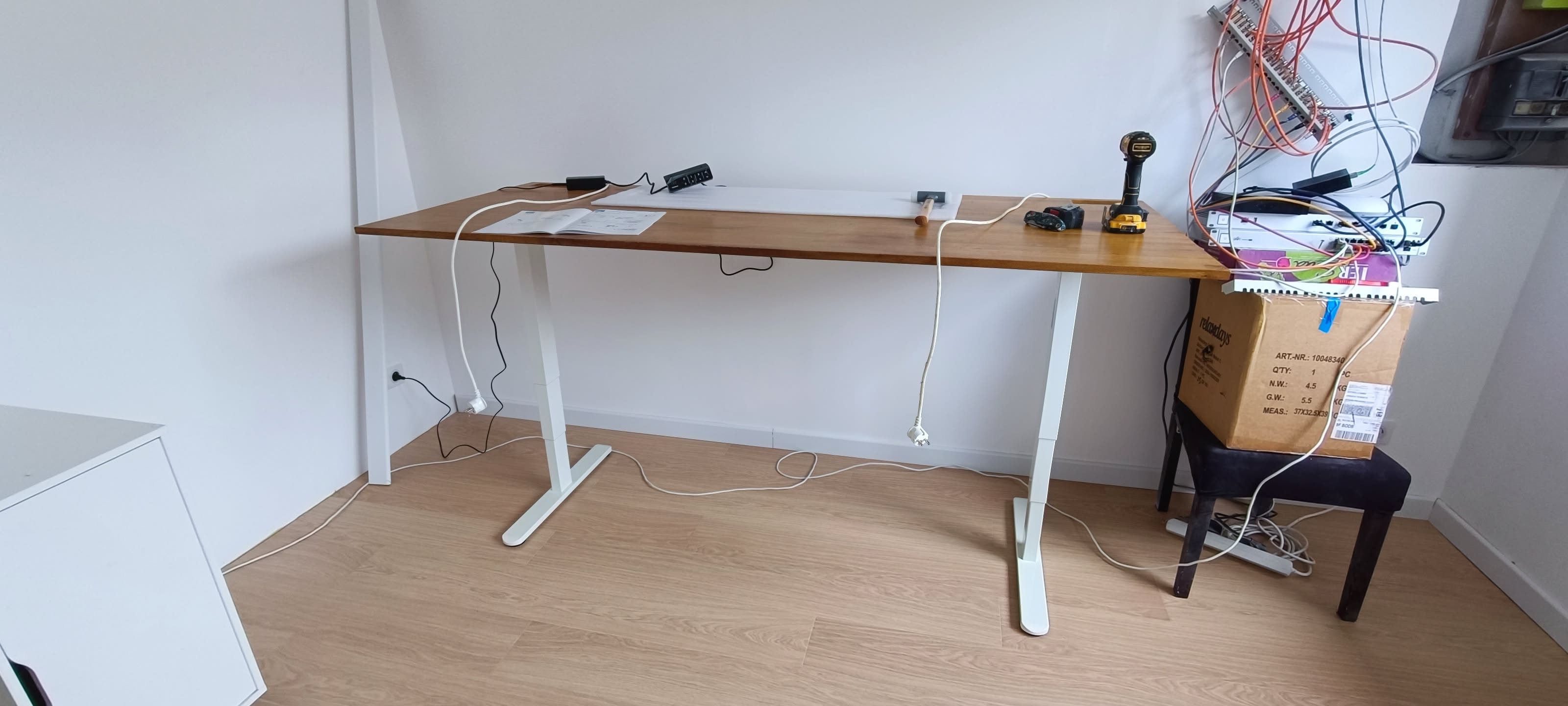 Installation du bureau et de l'infrastructure réseau