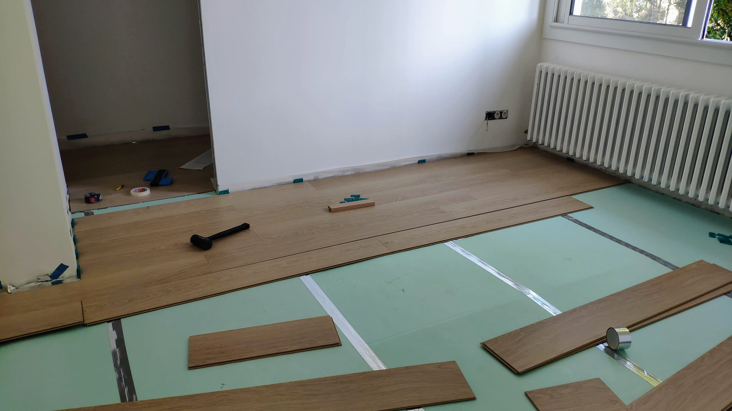 Panneaux d'isolation verts