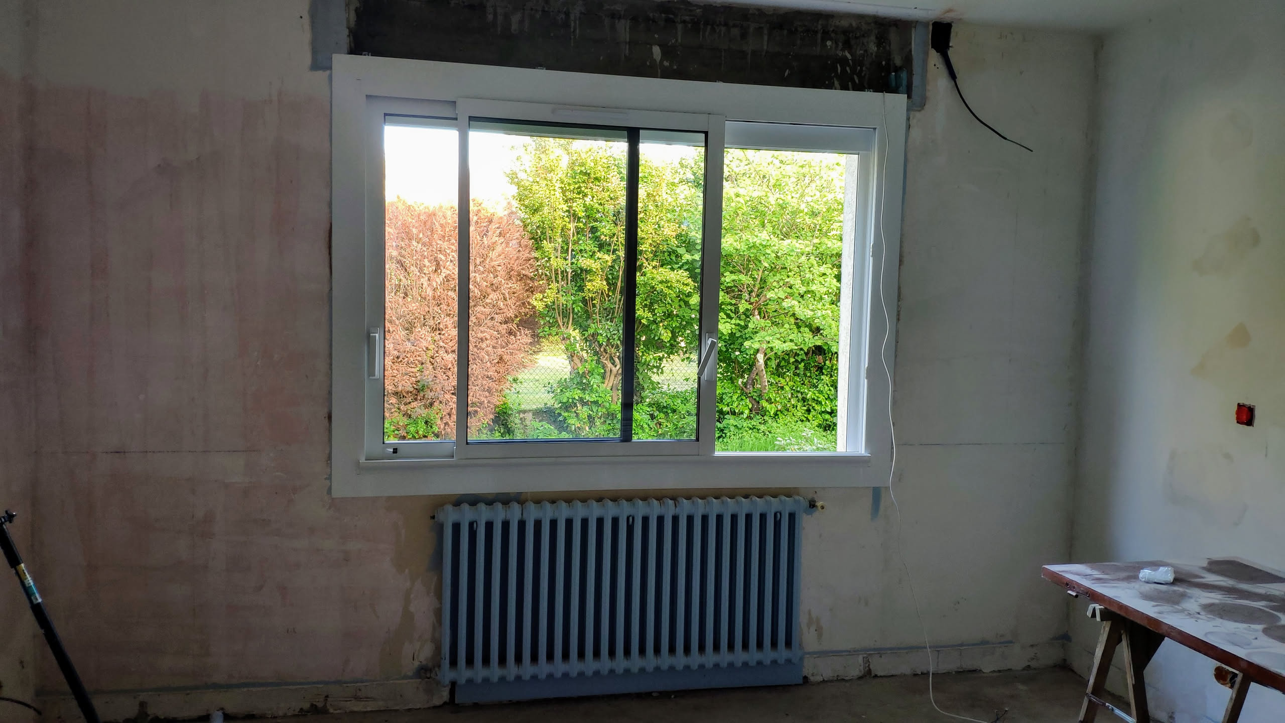 Anciennes fenêtres avant remplacement