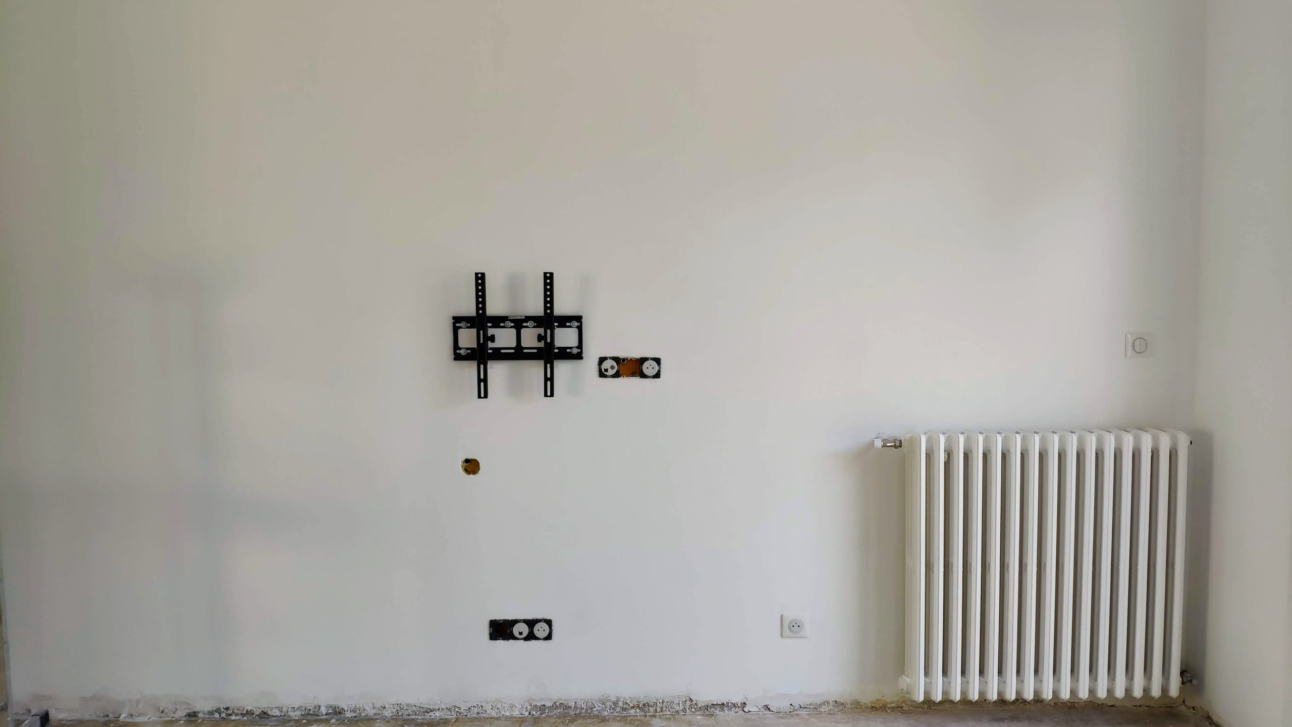 Marquage des emplacements TV et barre de son